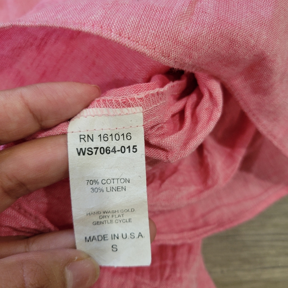 Willa Story Linen Midi Dress Size Small - Picture 3 of 16